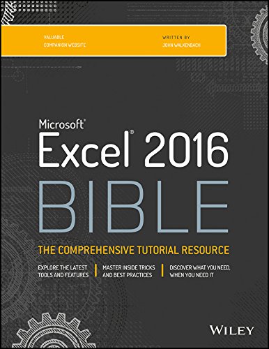 Microsoft Excel 2016 Bible en ligne Microsoft Excel 2016 Bible en ligne