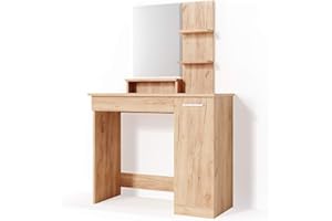 Vicco tavolo da toeletta Julia, Quercia dorata, 90 cm