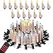 Produktbild Yorbay LED 40er Set Weihnachtskerzen kabellos Dimmbar RGB/Warmweiß mit Fernbedienung mit Timerfunktion, als Weihnachtsdekoration für Weihnachten, Weihnachtsbaum, Hochzeit, Partys