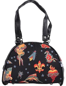 Cute MEXICAN SKULL Retro Insect Bag / HANDTASCHE Rockabilly