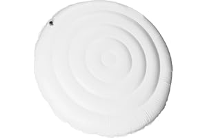 PSSOPP Cubierta Inflable para Bañera de Hidromasaje de 4,5 Pies para Bañeras Redondas Al Aire Libre, Tapa de Ahorro de Energía, Retención de Calor, Filtración con Inflado Simple