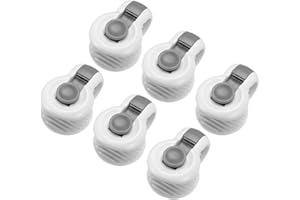 Irishom 6 pièces Clips de Housse de Couette sans Broches Attaches de Couette Garder Le Coin en Place Fixateur de Couette Anti-Mouvement Clips de Housse de Couette Accessoires de literie
