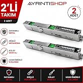 AYRINTISHOP Pvc S&uuml;rme Kapı Pencere S&uuml;rg&uuml;l&uuml; Cam Balkon Eşilki Alt Teker 2 Adet