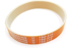 MCM SERVICE Courroie plate pour aiguiseur 16 x 310 cm, 8 noires.