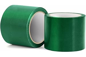 QINGLEE Reparation Bache Ruban Adhésif Etanche, 8cm x 10m Auvent Ruban de Réparation, Uissant pour Réparer Bache de Camion ou de Serre, Toile de Tente ou Tonnelle