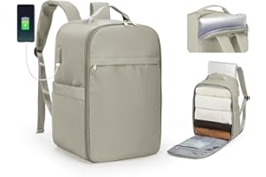 SZLX Duży damski plecak turystyczny sportowy wodoodporny 14-calowy plecak szkolny na laptopa z przegrodą na buty z portem USB do ładowania