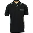 JCB Fenton Polo Collar Casual T-Shirt Mens Short Sleeve Poloshirt 3 Buttons Work Wear