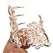 Rhinestone Acrylic Floral Design Hairpin Barrette Clamp Claw Hair Accessory