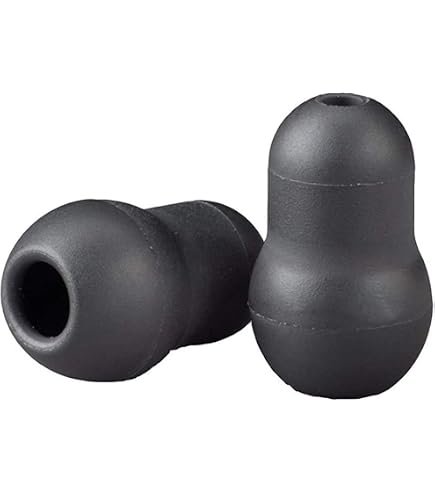 10 Gommini Auricolari In Silicone Nero Per Stetoscopio – Ricambio Compatto, Suono Chiaro, Vestibilità Comoda