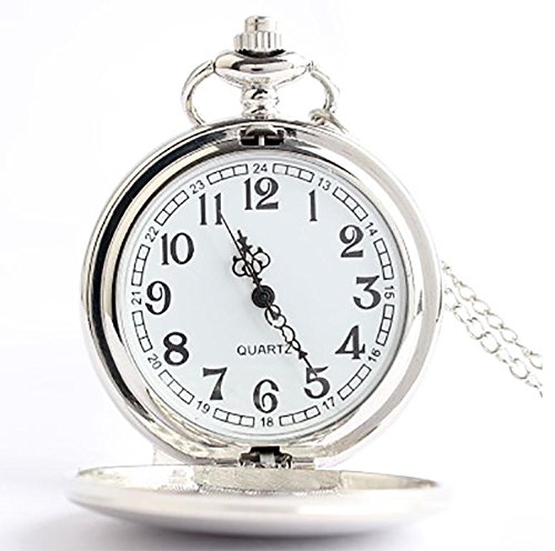 Preisvergleich Produktbild HAHA Antike silberne Taschenuhr dekoriert Wandtafeln