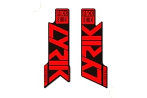STAR SAM Pegatinas Compatibles con horquilla bici Rock Shox Lyrik Ultimate 2020 Rojo 1 CMT