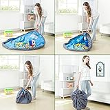 Kinder Aufräumsack Spielzeug Speicher Beutel & Organisator Handy Spiel Matte für Kinder Spielzeug und Alle Chaotische Kleine Sache / Wunderbar Geschenk Wahl für Eltern und Spielzeug Fanatic - 4