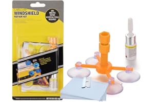 PANYI Car Windshield Crack Scratched Resin Repair Tool, Glass Repair Tool Set with Glass Repair Resin for Repairing Car Glass Windshield Crack Chip, Bullseye, Spider Web, Star, Half Moon