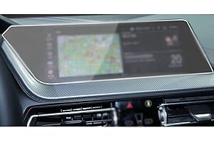 LUKBUT Compatible con BMW F40 F44 F45 F46 Series 1 2 2021, protector de pantalla de navegación de coche LHD, protector de pantalla de coche, película protectora GPS de coche de 10.2 pulgadas