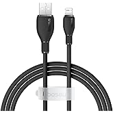 Baseus Pudding Hızlı Şarj &Ouml;zellikli Lightning Kablo 2.4A, 1.2 Metre, Siyah