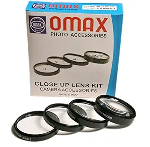 Omax 58mm Closeup Lens kit for Canon ef-s 18-55mm, 55-250mm eos 1200d 700d 600d 550d 500d 450d 400d 350d 300d 1100d