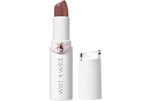 Wet n Wild, Megalast Lipstick, Rouge à Lèvres Mat et Velouté Longue Durée, Infusé d'Acide Hyaluronique, de Vitamines et d'Extraits Naturels de Plantes Marines, Application Facile, Nuance Mad For Mauve