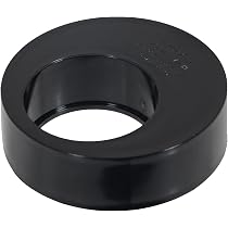 Floplast Conduit Carré 65 Mm - Lot De 5 évacuations Excentrées Noir Pour Gouttière - 5