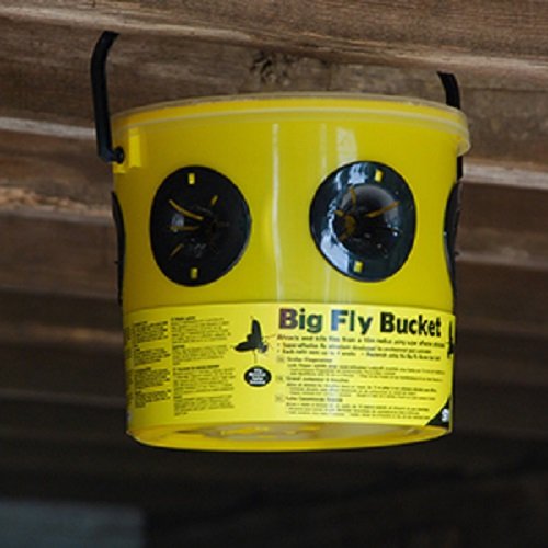 Großer Fliegeneimer (Lockt Fliegen mithilfe eines super-wirksamen Lockstoffs innerhalb eines Radius von 10 m) - 2