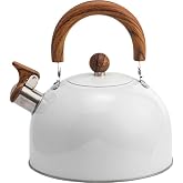 Valkyrie 3L Whistle Kettle Kettle Teapot Stainless Steel High Whistle White