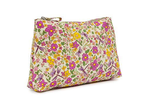 Pink Lining Wash Bag (Cottage Garden)