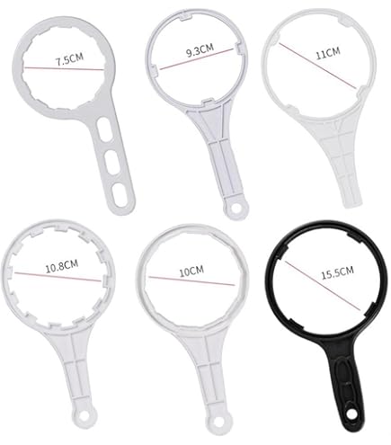 NUOBESTY 2pièces Purificateur Eau Clé Filtre Outil De Plomberie Pour Changement De Bouteille Filtrante Démontage Facile Pour Usage Domestique