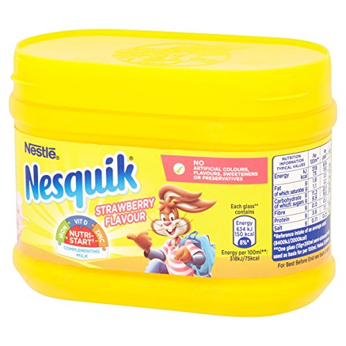 Nesquik Strawberry Milkshake Mix, 300 g - Image 4