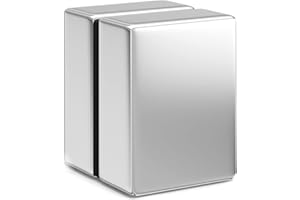 Realth Imanes de Neodimio fuertes Imanes para Pizarra rectangulares de tierras Paquete de 2 para nevera Puerta de ducha Almacén Trabajo u oficina Proyecto de ciencia Enseñanza Artesanía DIY (MC727)