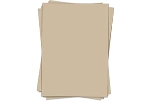 ‎EINLADUNGSKARTEN MANUFAKTUR HAMBURG 50 Blatt Briefpapier (A4) | einfarbig Beige | Motivpapier | edles Design Papier | beidseitig bedruckt | Bastelpapier | 90 g/m²