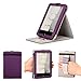 Produktbild Tolino Vision 1st / Vision 2 / Vision 3 HD Hülle Case - Mulbess Ledertasche im Smart Cover Standfunktion für eBook eReader Tolino Vision 1st / Vision 2 / Vision 3 HD Tasche Etui Leder,Violett