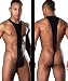 Produktbild Sexy schwarz &Gay Stretch Borat-Style Sexy Unterwäsche Nachtwäsche Stripper Hirsch Do Fancy Dress Damen Badeanzug Größe XL