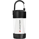 Ledlenser ML4 Ultra-Compact Outdoor Lantern, Micro-Prism Technology, Carabiner Snap Hook - for Flexible Usage and Fastening