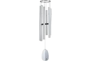 WOODSTOCK CHIMES Woodstock Windspiel Athena, Silber, 111,8 cm