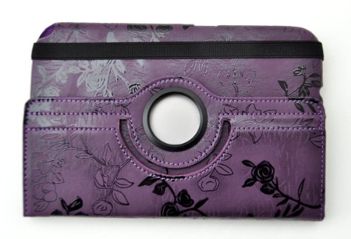 Farbe: lila / violett, 360° drehbar Schutztasche Samsung Note 8.0 (N5100) 8Zoll Tasche Schutzhülle Hülle - 7