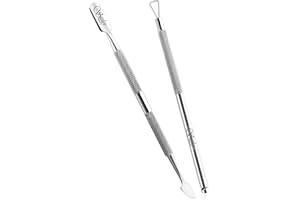 Cuticle Pusher Tool by Sizler Beauty, Nail cleaner, UV Gel Nail Polish Remover Tool/Scraper – Professional Cuticle Pusher Set/Manicure & Pedicure Set [Pack of 2]