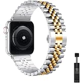 EWEC Apple Watch Uyumlu Jubilee &Ccedil;elik Kordon - 49/46/45/44/42/41/40/38mm Uyumlu - Apple Watch SE 3/2/1 &amp; Watch Ultra 3/2/1 &amp; 