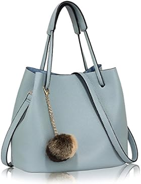 LeahWard Frauen Faux Leder Umhängetasche Tragetaschen Handtaschen für Frauen Schulferien CW190