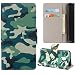 Produktbild KingSang Samsung Galaxy A5 2018 Hülle, Samsung Galaxy A8 2018 Lederhülle, Ledertasche Schutzhülle im Bookstyle für Samsung Galaxy SM-A530 Leder Case Cover mit Ständer Grün