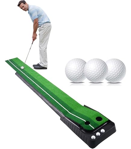 Flight Deck Putting Kit - 3 in 1 Golf Training Aid with Tour