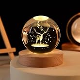 Crystal Ball Night Light (Deer)