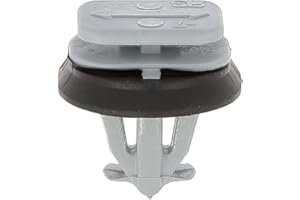 Restagraf - Fixations Agrafe de Moulure pour Ceinture de Caisse - Compatible avec IVECO DAILY VI - Réf. 130123 - Sachet de 16, Blanc/Noir