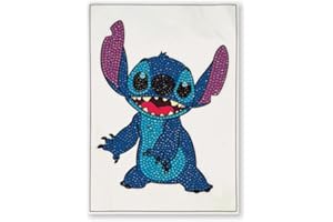 CRYSTAL ART Craft Buddy – Kit de pegatinas XL bordado de diamantes – Actividad manual de creación – Ocio creativo – Adulto y niño – Tema: Disney Stitch