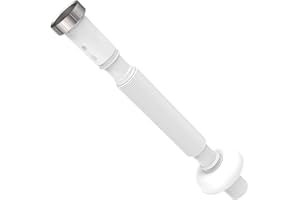 MYLAVABO Siphon Ablaufschlauch flexibel 1 1/4" Sifon für Waschbecken, Röhrensiphon aus Kunststoff | 5/4"- Ø 32mm, Ablaufgarnitur für Waschtisch, Ausziehbar von 33-77 cm