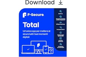 F-Secure Total | 1 Anni | 5 Dispositivi | PC/Mac/Mobile | Codice d'attivazione via email