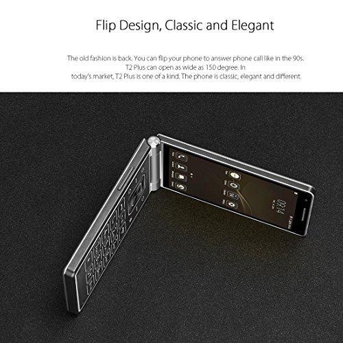 Vkworld T2Â Plus sbloccato smartphone 4Â G network 3Â GB + custodia design doppia fotocamera schermo Dual GB Android 7.0Â Quad Core MTK6737, fisico tastiera