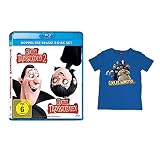 Hotel Transsilvanien 1+2 Blu-ray und T-Shirt (Blau, M, 128) - 