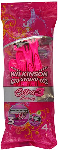 Wilkinson Sword Extra Beauty Female Disposable Razors - Pack of 4