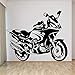 Produktbild Kühle Motorrad Vinyl Wandaufkleber Für Kinder Wohnzimmer Schlafzimmer Dekoration Zubehör Selbstklebende Wandtattoo Adesivos   L 43 cm X 51 cm
