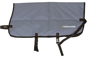 Agrarzone Couverture de veau Classic 80 cm | Veau thermique protège contre le stress froid | Ripstop extrêmement indéchirable | Couverture douillette pour garder au chaud