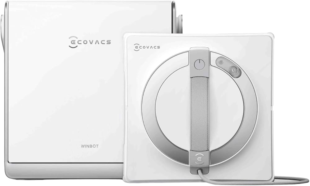ECOVACS WINBOT W2 PRO Omni Cam Temizleme Robotu, 6'sı 1 Arada Çok Fonksiyonlu İstasyon, Çalışma Sırasında Şarj Desteği, 3 Nozullu Püskürtme Sistemi, 12 Katmanlı Güvenlik Koruması, Akıllı Rota Planlama